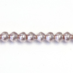 Czech Glass Pearl Bead - Snail Shell 06MM LAVENDER 70427