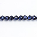 Czech Glass Pearl Bead - Snail Shell 06MM PATINA BLUE 84484