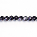 Czech Glass Pearl Bead - Snail Shell 06MM PATINA PURPLE 84483