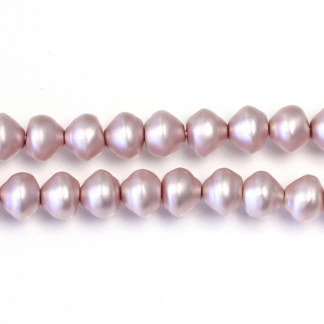 Czech glass snail pearls, pearl beads, pearls, snail pearls