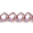 Czech Glass Pearl Bead - Snail Shell 10MM MATTE LAVENDER