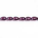 Czech Glass Pearl Bead - Baroque 09x5MM AMETHYST 70979