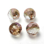 Preciosa Crystal Bead Rich Cut - Round 06MM CAPRI GOLD