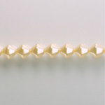 Czech Glass Pearl Bead - Hex/Lantern 06MM CREME 70414