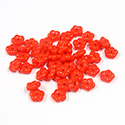 Preciosa Czech Pressed Glass Bead - Forget-Me-Not 05MM RED