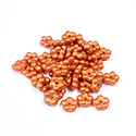 Preciosa Czech Pressed Glass Bead - Forget-Me-Not 05MM SATIN ORANGE