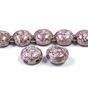 Preciosa Czech Pressed Glass Bead - Candy 08MM AGATE PURPLE COAT