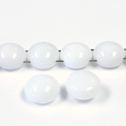 Preciosa Czech Pressed Glass Bead - Candy 08MM ALABASTER