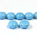 Preciosa Czech Pressed Glass Bead - Candy 08MM LT BLUE TURQUOISE
