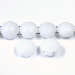 Preciosa Czech Pressed Glass Bead - Candy 08MM MATTE ALABASTER