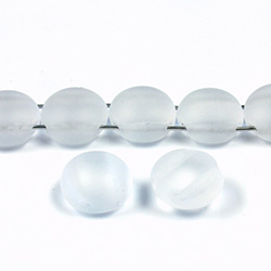 Preciosa Czech Pressed Glass Bead - Candy 08MM MATTE CRYSTAL