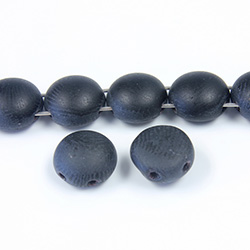 Preciosa Czech Pressed Glass Bead - Candy 08MM MATTE JET