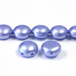 Preciosa Czech Pressed Glass Bead - Candy 08MM PEARL LT BLUE