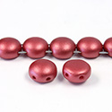 Preciosa Czech Pressed Glass Bead - Candy 08MM PEARL RED
