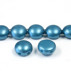 Preciosa Czech Pressed Glass Bead - Candy 08MM PEARL TEAL