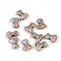 Preciosa Czech Pressed Glass Bead - Tee 2x8MM AGATEBEIGE