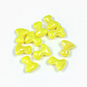 Preciosa Czech Pressed Glass Bead - Tee 2x8MM YELLOW LUSTER