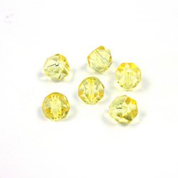 Preciosa Czech Glass Fire Polish Bead - Hill 06MM YELLOW