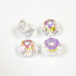 Preciosa Czech Glass Fire Polish Bead - Hill 08MM CRYSTAL AB