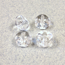 Preciosa Czech Glass Fire Polish Bead - Hill 08MM CRYSTAL