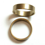 Brass Finger Ring Size 6 - 0.191 inch Round