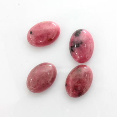 Gemstone Cabochon - Oval 14x10MM RHODONITE