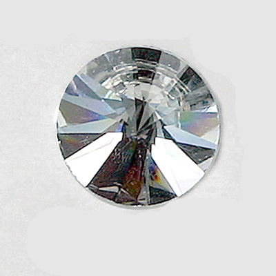 Preciosa Crystal Flat Back Rivoli Foiled - 10MM CRYSTAL