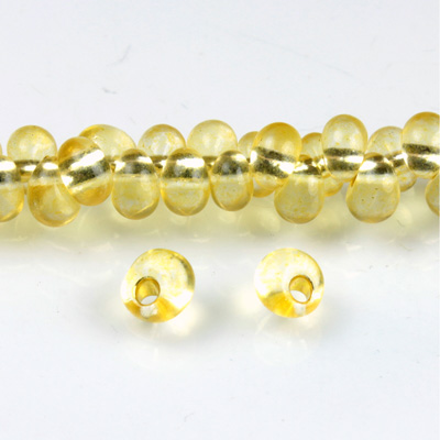 Preciosa Czech Glass Drop Seed Bead - 5/0 DYED JONQUIL SL 78181