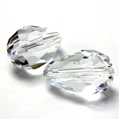 Preciosa Crystal Bead - Pear 15x10MM CRYSTAL