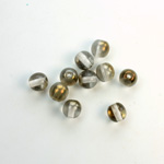 Czech Pressed Glass Bead - Smooth Round 06MM VALENTINITE