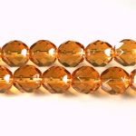 Czech Glass Fire Polish Bead - Round 10MM GOLDFISH