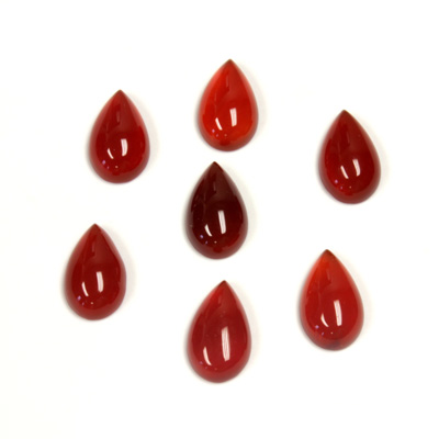 Gemstone Cabochon - Pear 10x6MM CORNELIAN