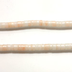 Plastc Bead - Mixed Color Heishi5MM WHITE CORAL