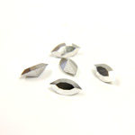 Preciosa Crystal Point Back Fancy Stone - Navette 06x3MM COMET ARGENT LIGHT