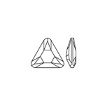 Swarovski Crystal Point Back Fancy Stone -Triangle 4MM ORIENTAL RUBY