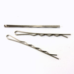 Metal Goods & Jewelry Findings Hair Findings Bobby Pin 53MM Nickel Plated Steel