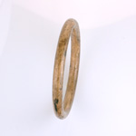 Acrylic Bangle - Round Domed 9MM Matte BROWN
