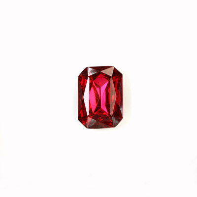 Glass Point Back Tin Table Cut (TTC) Stone - Cushion Octagon 08x6MM ROSE