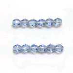 Czech Glass Fire Polished Bead - Bicone 05MM LT SAPPHIRE