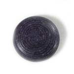 Plastic Flat Back Engraved Cabochon - Round 29MM INDOCHINE NAVY
