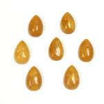Gemstone Cabochon - Pear 10x6MM YELLOW JASPER