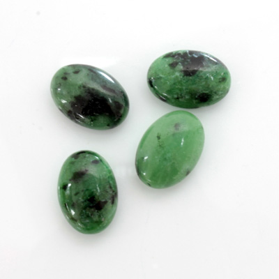 Gemstone Cabochon - Oval 14x10MM ZOISITE RUBY