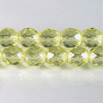 Czech Glass Fire Polish Bead - Round 10MM CITRINE