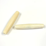 Genuine Bead Bone Hairpipe 1.5 inch length NATURAL