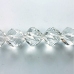 Indian Cut Crystal Bead - Helix Twisted 12MM CRYSTAL
