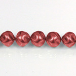 Czech Glass Pearl Bead - Baroque Round 04MM RUST 14324