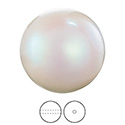 Preciosa Crystal Nacre Pearl Bead - Round 10MM PEARLESCENT WHITE