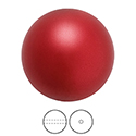 Preciosa Crystal Nacre Pearl Bead - Round 10MM RED