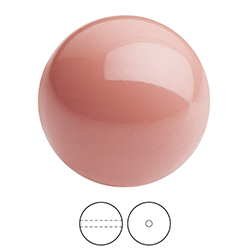 Preciosa Crystal Nacre Pearl Bead - Round 05MM SALMON