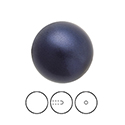 Preciosa 1/2 Drilled Crystal Nacre Pearl - Round 04MM DARK BLUE